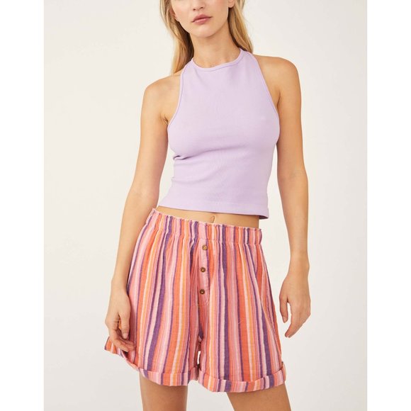 🎉LAST CHANCE🎉 NWT Free People Hayley Racerback Brami / Violet Mist - Picture 2 of 7
